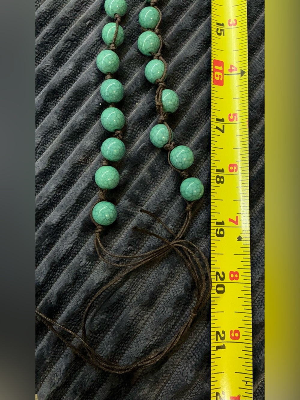 Boho Ethnic Jewelry Lot Multi Strand Turquoise Stone Clay Wood Bead Necklace Set - Picture 9 of 13